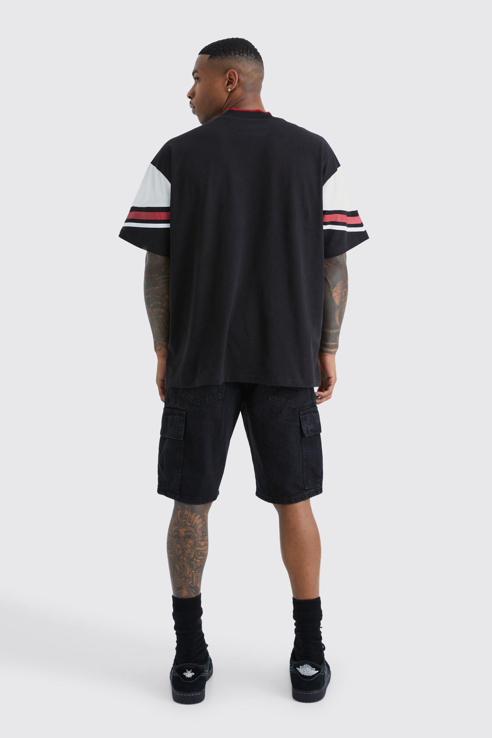 Long jersey shorts deals